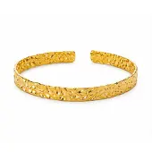 Cilla Jewels Goudkleurige Open Dames Bangle Armband met Siermotief