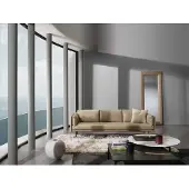 AEA Luxus Dreisitzer Prianera Couch Relax Polster Möbel Beige Couchen Sofas Leder