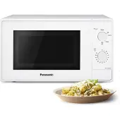 Panasonic NN-E20JWMEBG magnetron met glazen draaitafel, 20 liter, 800W, met ontdooifunctie
