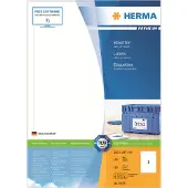 Herma Premium 4458 permanent hechtende etiketten A4 200 x 297 mm wit (100 etiketten)