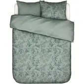 Essenza Claudine Dekbedovertrek Katoen Dusty teal - Lits-Jumeaux XL – 260x200/220 cm