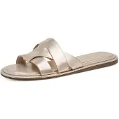 Tamaris dames slippers, textiel, beige, maat 42 EU