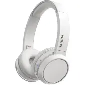 Philips TAH4205WT Bluetooth HiFi hoofdtelefoon, over-ear model, volume regeling, wit