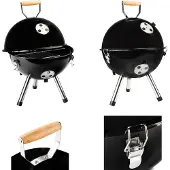 Voordeeldrogisterij Premium Mini Kogelgrill Zwart - 45 cm