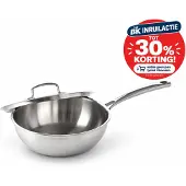 BK Sauteuse Met Deksel Superior Tri-Ply 24 cm