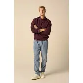 Sissy-Boy Donkerrode melange sweater | Maat: XL