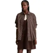 Marc o'polo relaxed fit blouse met lange mouwen van puur katoen
