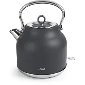 Lacor 69397 – Retro ketel van roestvrij staal (18/10) met een modern design...