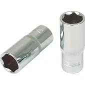 Ks Tools 1/4" CHROMEplus zeshoekige doornut, lang, 7/16"