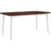 vidaXL Vierkante Eettafel 160 x 70 x 75 cm Massief Acacia Hout