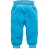 Playshoes Unisex fleece joggingbroek voor kinderen, babybroek, aquablauw, maat 98