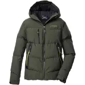 Killtec - Boy's Kow 239 Qltd Jacket - Winterjack 152, olijfgroen