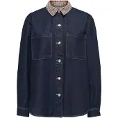 ONLY Onlvera ls check dnm shirt siji