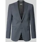 BOSS regular fit colbert met scheerwol model 'Jasper'