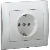 Legrand 771362 Stopcontact (SL) Galea soft, aluminium