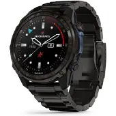 Garmin Descent Mk3i, 51 mm, titanium DLC-coating, polsband van titanium DLC
