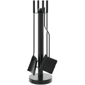 vidaXL 5-delige openhaardgereedschapset 18x56 cm staal