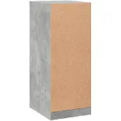 vidaXL Kledingkast 48x41x102 cm bewerkt hout betongrijs