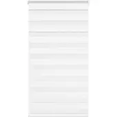 vidaXL Zebra Blind 90x100 cm stofbreedte 85,9 cm polyester wit