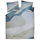 Vandyck 1-persoons katoen-satijnen dekbedovertrek met camouflage 140x220 cm - blauw