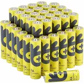 Uniross LR6 AA alkaline batterijen, AA 1,5V LR6, voordeelverpakking, 36 stuks