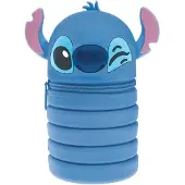 Seven Zeven Lilo & Stitch etui, siliconen tas, 2-in-1 met uitschuifbaar compartiment
