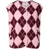 Pieces Bodywarmer 'PCKatty' rosa / wijnrood