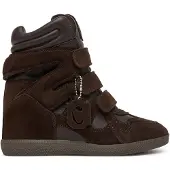 Steve madden Sneakers hoog 'Mavis' bruin / cognac