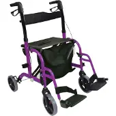Aidapt Rolstoel rollator - Paars