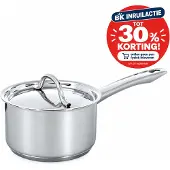 BK Profiline Steelpan Met Deksel 16 cm
