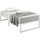 HOMCOM bedframe, 200 x 90 cm, bed met opbergruimte onder het bed, lattenbodem