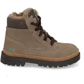 BunniesJR Thijs Trail suède enkelboots met profielzool - grijs Jongens Nubuck - maat 22