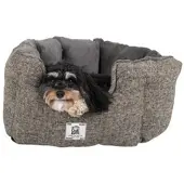 Chill Kuzzi Hondenbed Rond Grijs - Hondenmatras - S