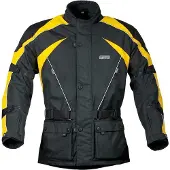 GMS Twister Zwart Geel Textiele Motorjas Maat M