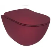 Creavit RIMOFF Wandtoilet, model Berry, randloos, antibacterieel, waterbesparend, modern design