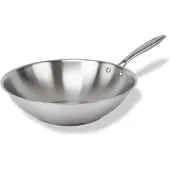 Fackelmann Wok 28 cm van 18/10 roestvrij staal Triply Vita3