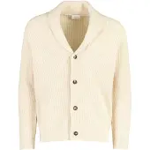 Profuomo Vest beige gebreid wol