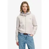 Superdry Sweatvest lichtgrijs