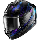 Shark D-Skwal 3 Inkrider Integraalhelm Zwart/Blauw/Lila L unisex