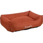 Flamingo hondenbed Dreambay, rechthoekig, terracotta, afmetingen: 80 x 67 x 22 cm
