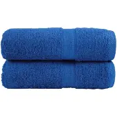 vidaXL Gastendoekjes SOLUND 2 st 600 g/m² 30x50 cm blauw