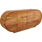 Riess Sideboard ORGANIKO 180cm ovaal sheesham hout bruin - 49226