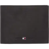 Tommy Hilfiger Portemonnee 'JOHNSON TRIFOLD' zwart