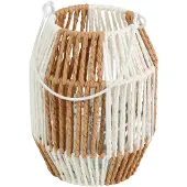 Countryfield Windlicht Onora H20cm Bruin bruin Jute Decoratief
