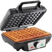 Tomado TWM2301S - Wafelijzer - 2 wafels - regelbare thermostaat - Zwart