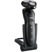 Voltz Scheerapparaat, IPX4 waterdicht, 8500 omwentelingen per minuut, 3 scheerkoppen, USB-oplaadbaar, zwart