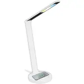 Briloner - LED-bureaulamp met inductief oplaadplatform, dimbaar, verstelbaar