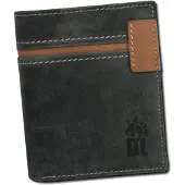 DrachenLeder heren portemonnee, leder, grijs/bruin, 25x85x11cm, modelnummer OPO009K6