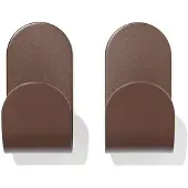 HEMA Plakhaak 5x2.5cm Rvs Bruin - 2 Stuks (bruin)