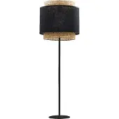 TK Lighting Vloerlamp HILTON zwart/goud, model 5465, van